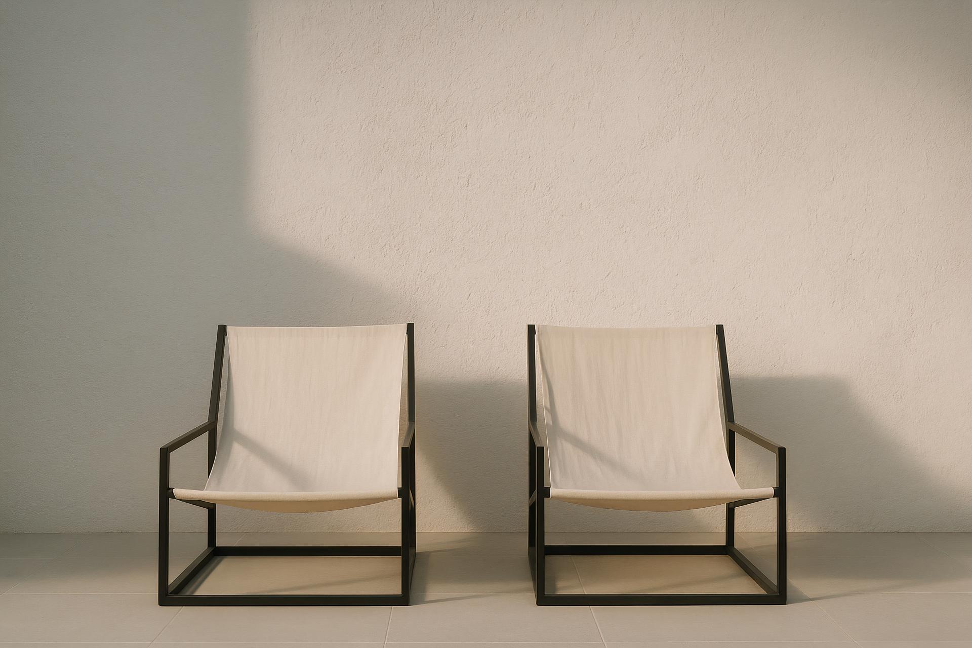 Outdoor hardwood folding chair with armrest, perfect for garden furniture theme
