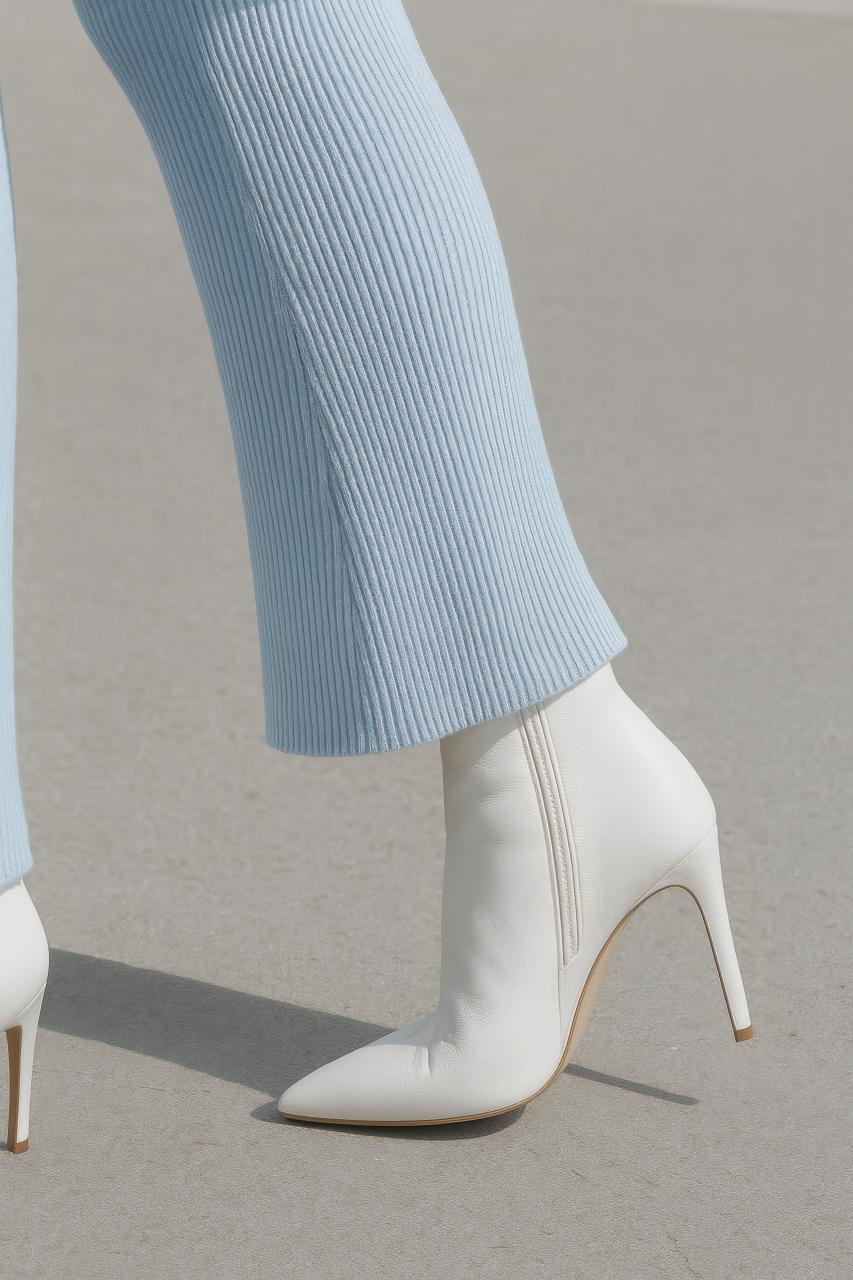 High-heeled pump shoe, chic and elegant