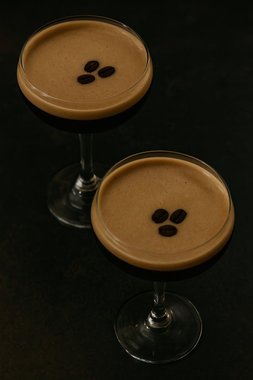 Variety of elegant cocktail tableware for stock photo