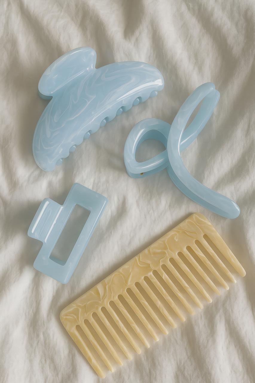Plastic comb and personal care meter