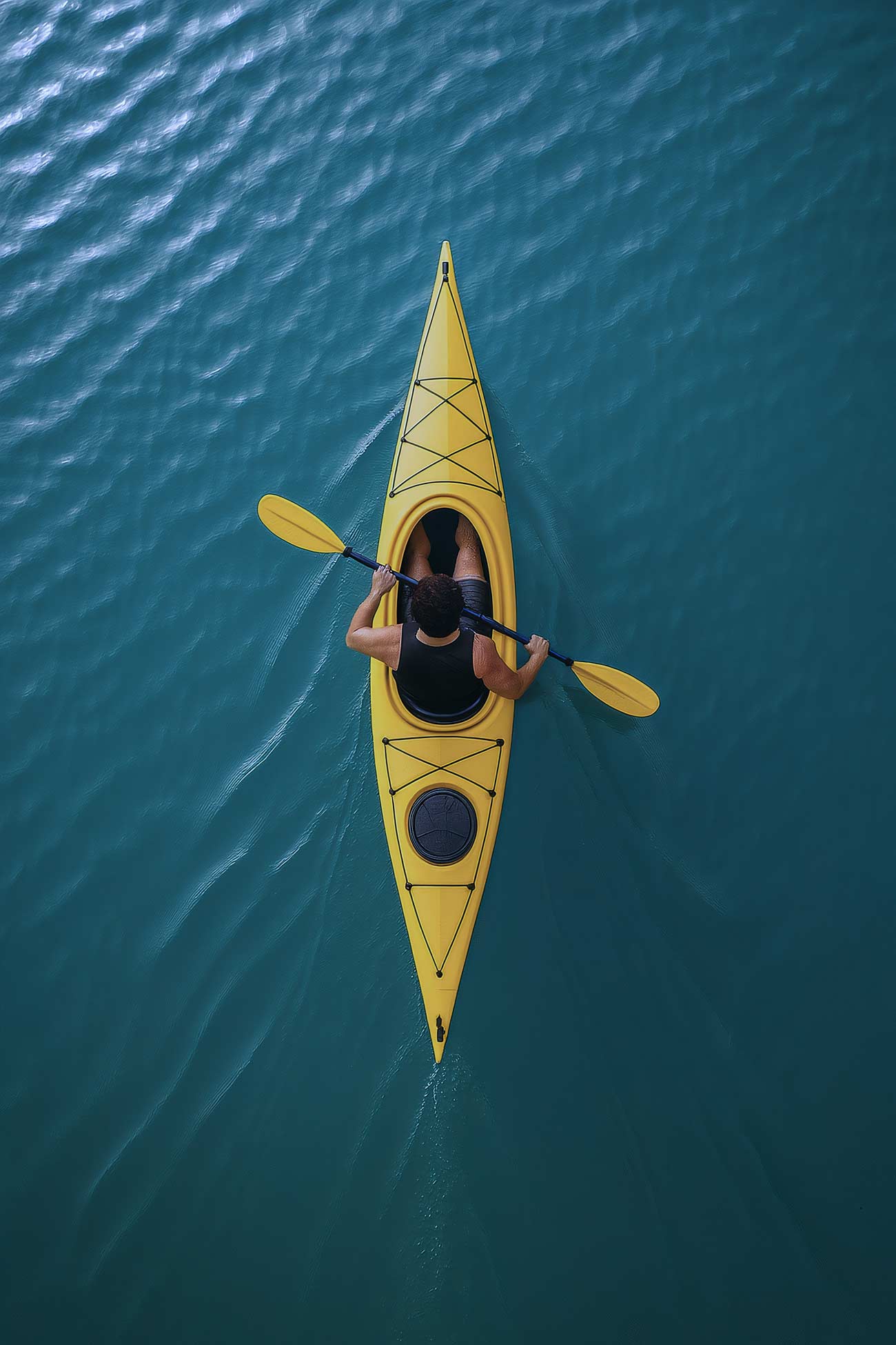 Sea kayak on ocean waters