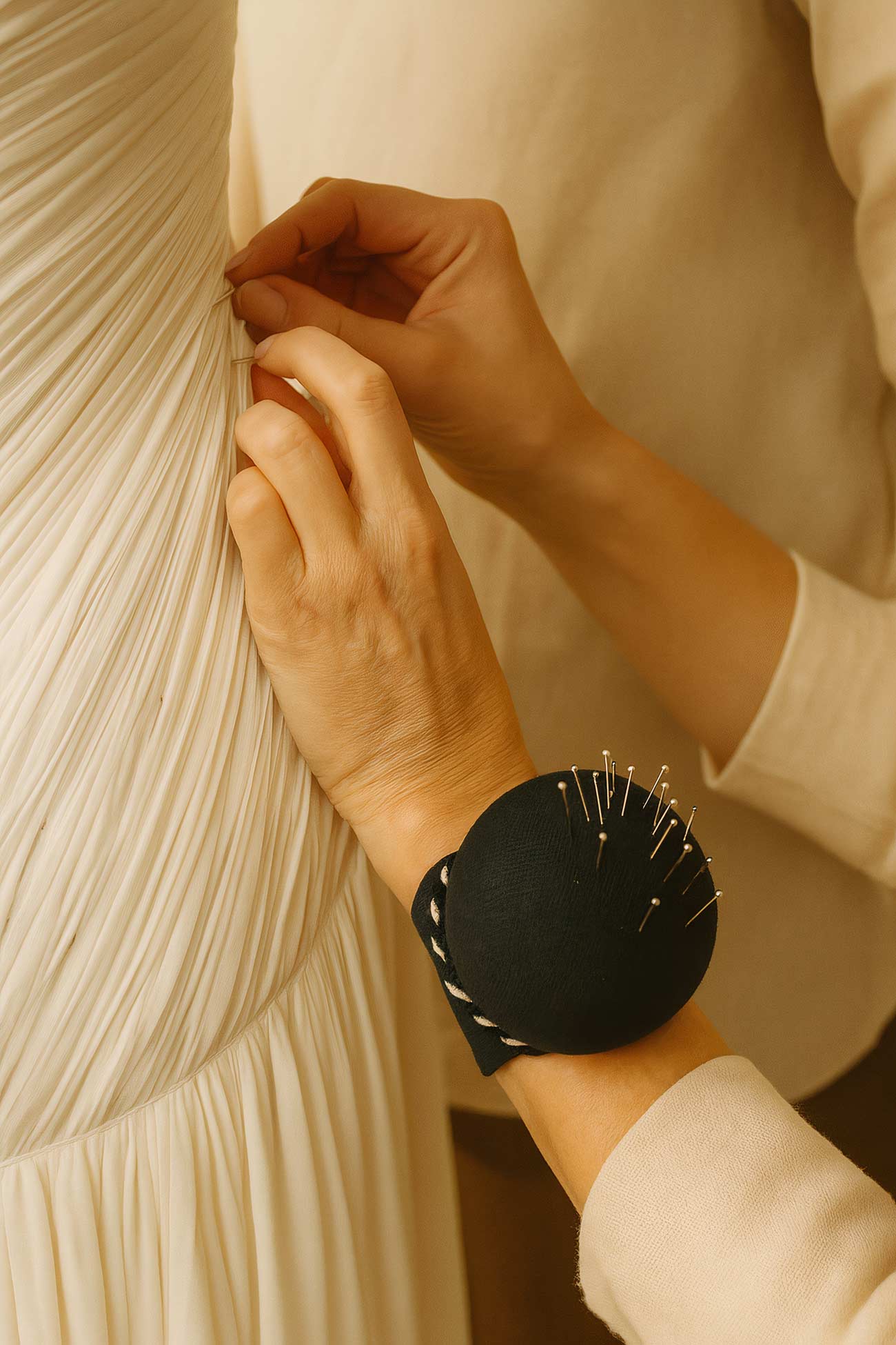 Elegant hand with watch and bracelet