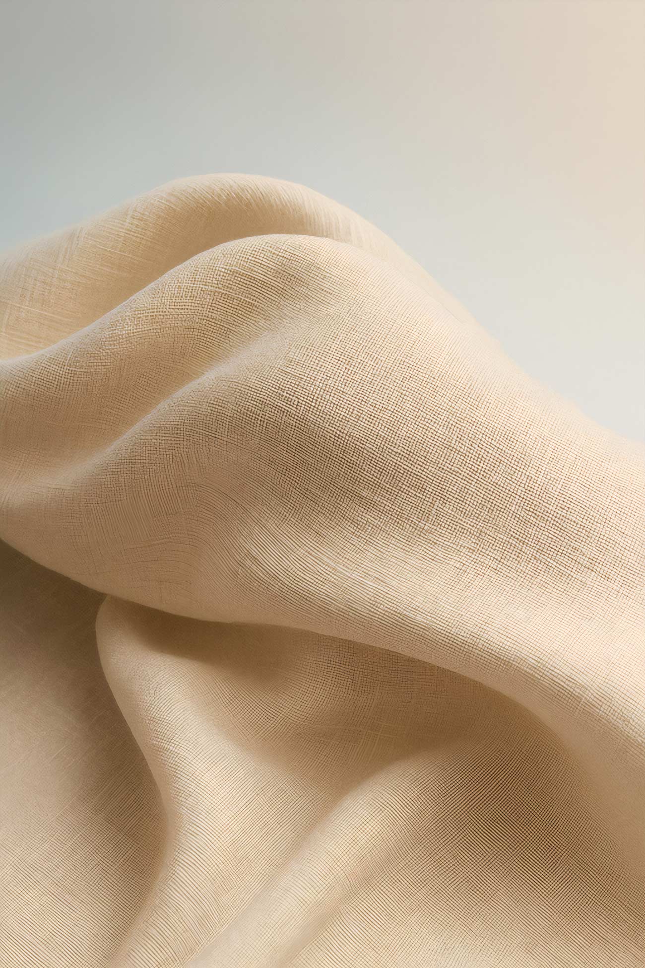 Close-up of woven wool fabric in Sahara Desert