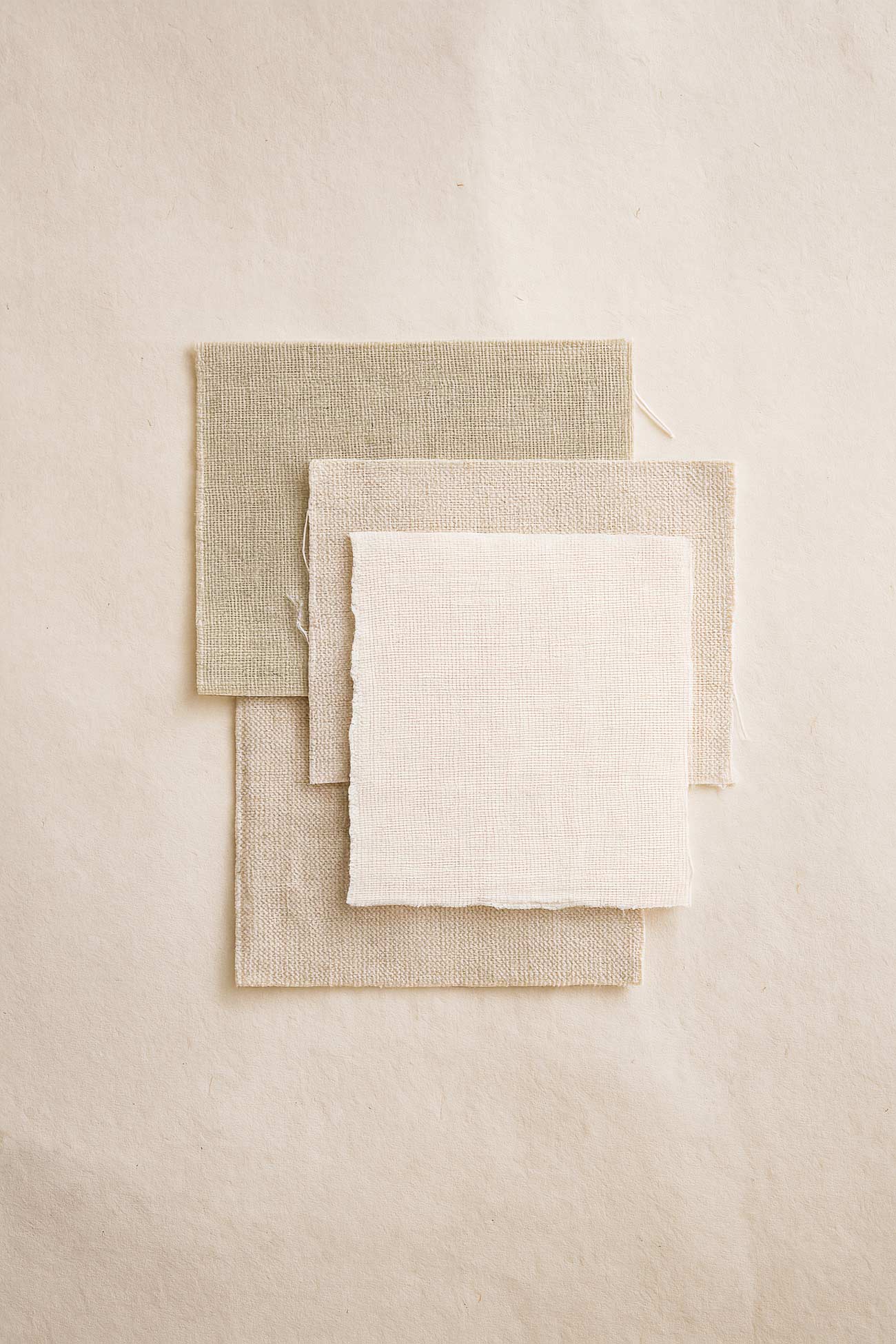 Crafted linen towel with intricate stitch work on woven fabric