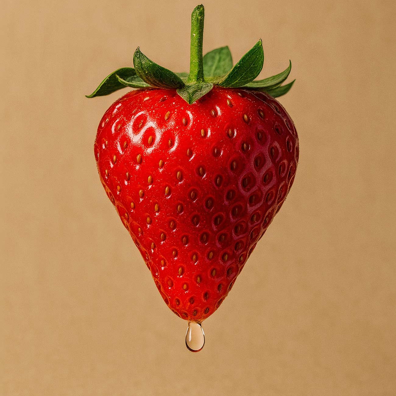 Assortment of vibrant red strawberries in a still life composition