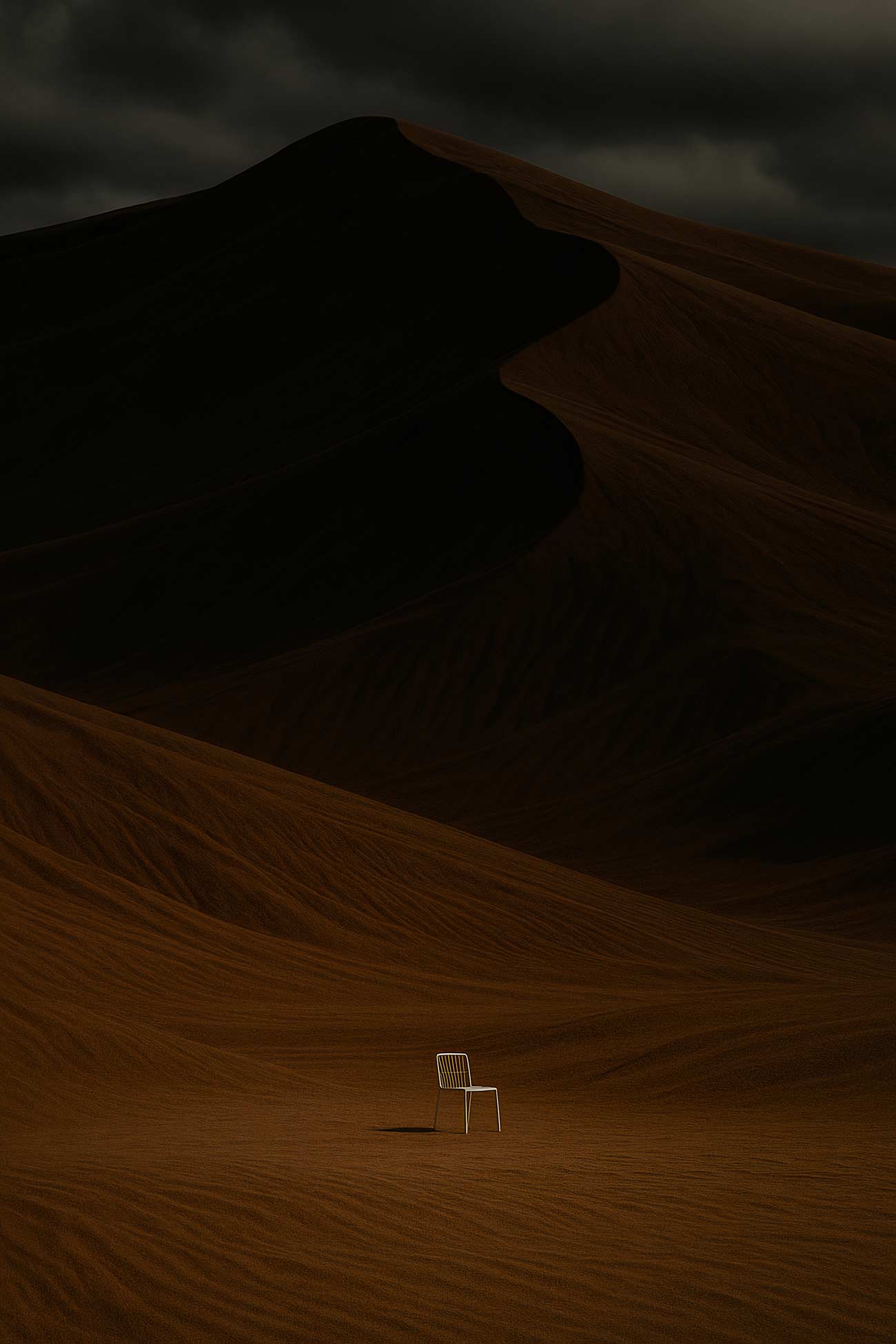 Sahara desert dune night, dromedary, sand, atmospheric phenomenon