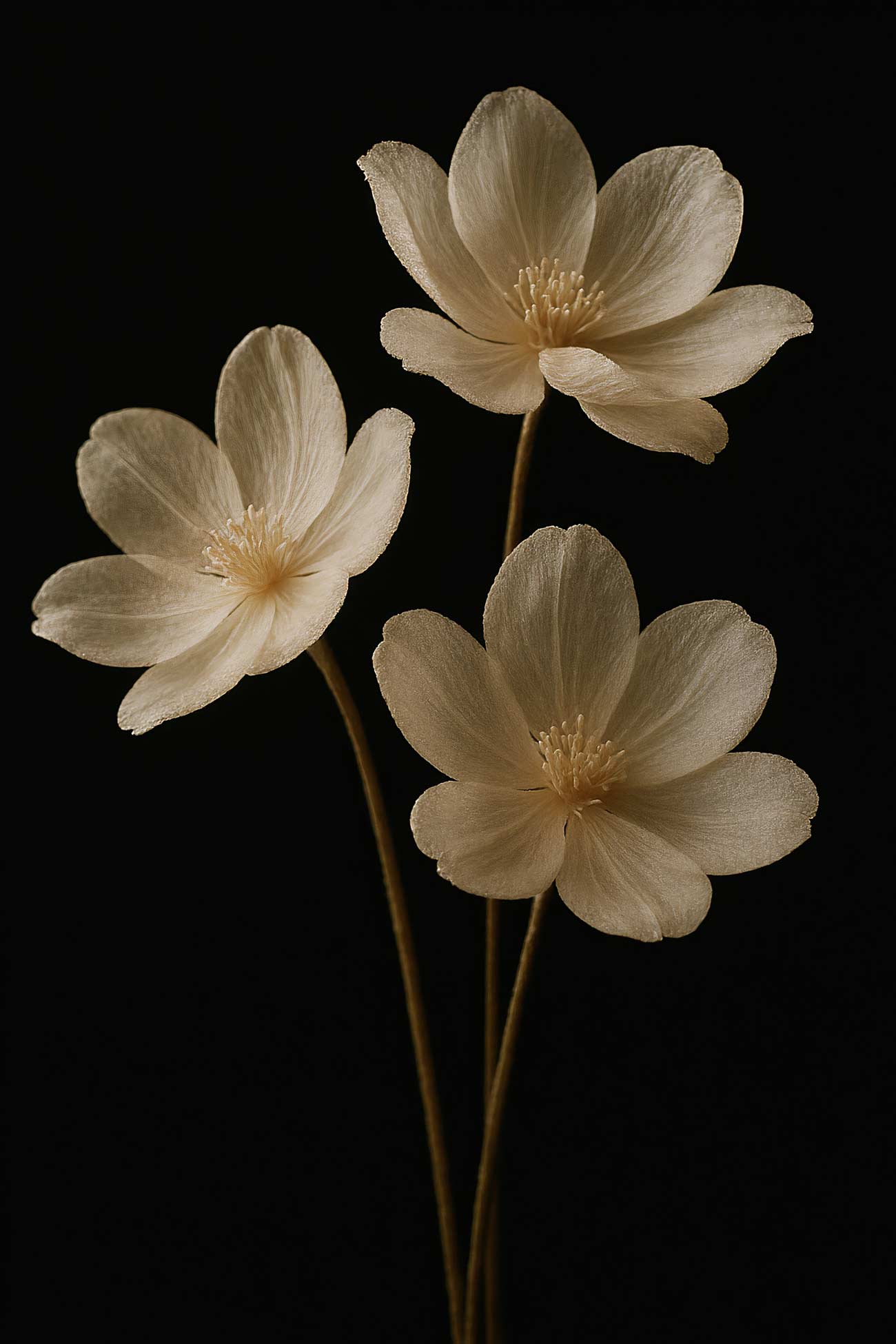 Windflower blossom macro photography