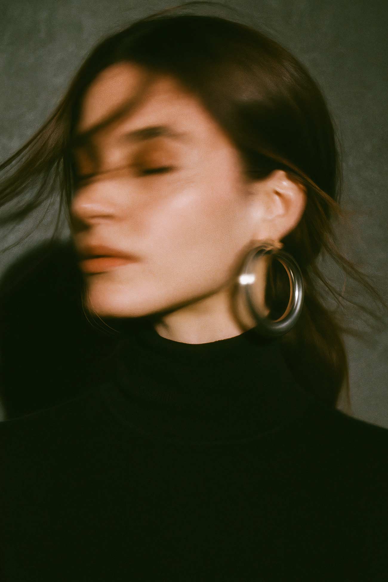 Girl with earring and body jewelry
