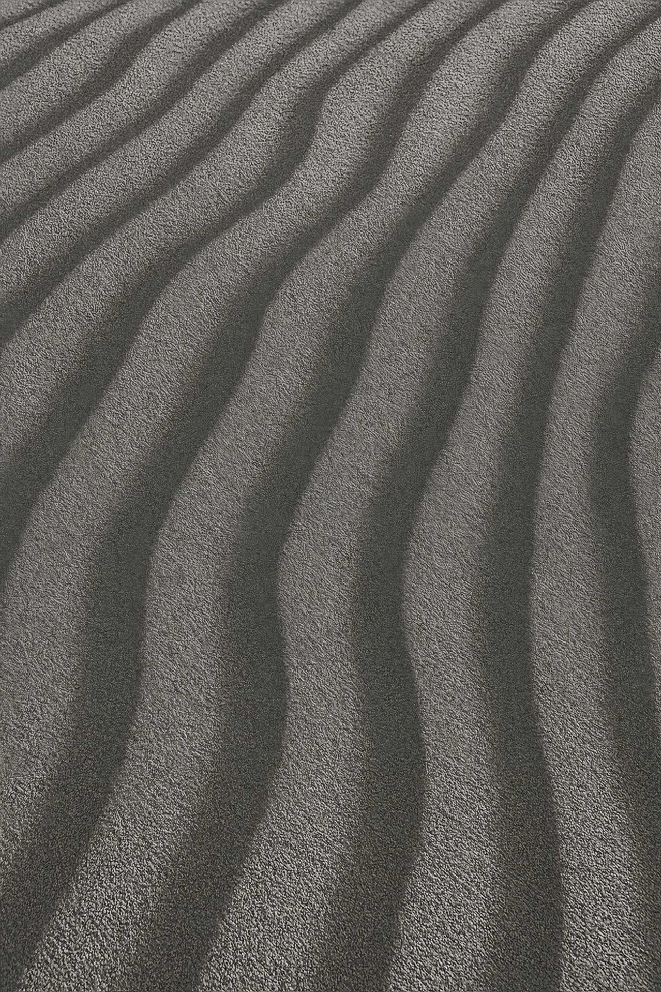 Singing sand dunes in a desert landscape